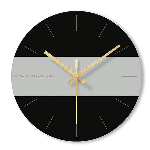 Sleek Glass Minimalist Clock