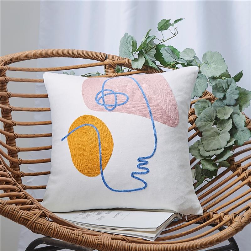 Nordic Embroidered Pillowcas