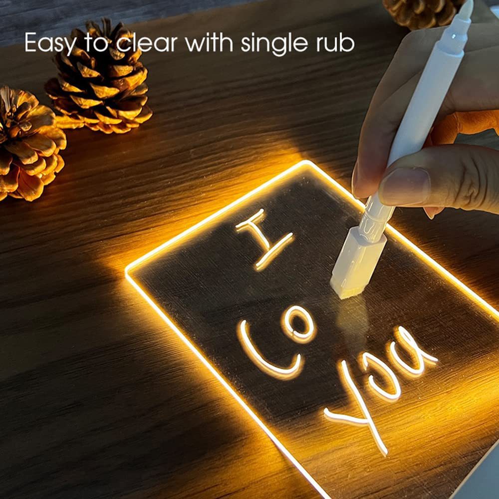 Clear LED Writing Night Light