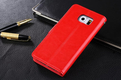 Elegant Leather Lanyard Case for Samsung S6