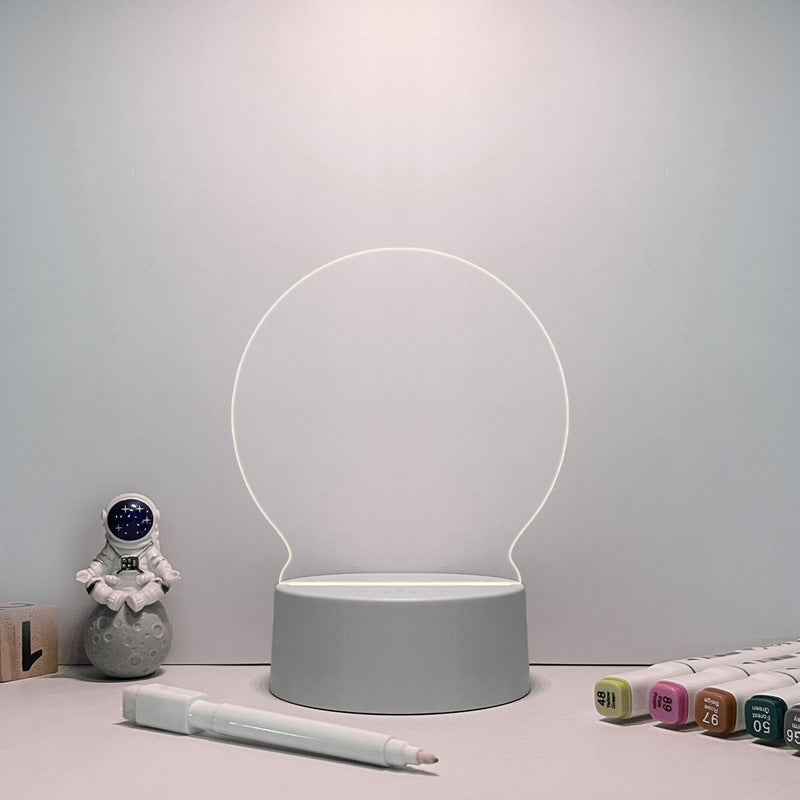 Clear LED Writing Night Light