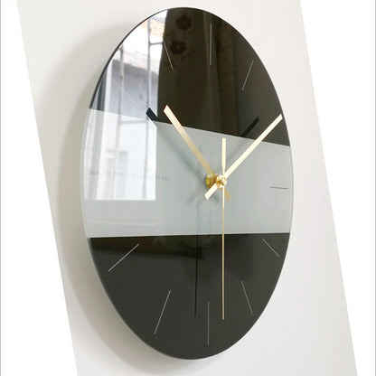 Sleek Glass Minimalist Clock