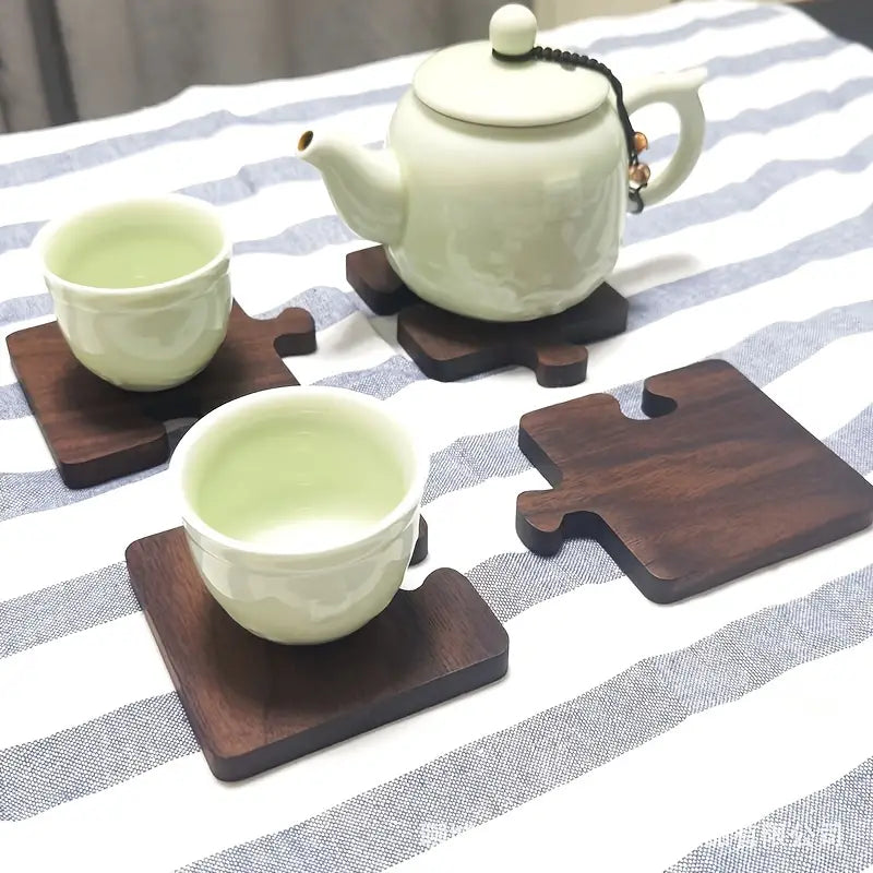 Black Walnut Puzzle Coaster