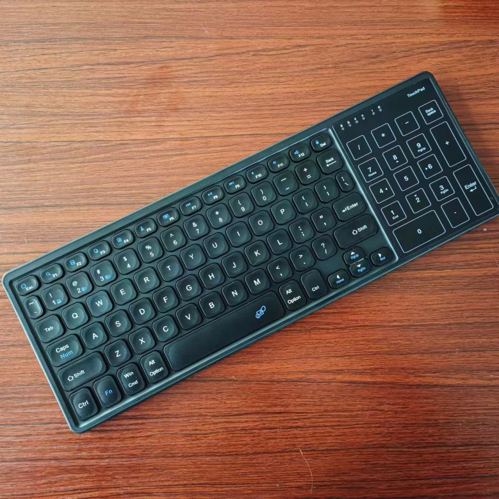 Slimline Backlit Bluetooth Keyboard with Touchpad