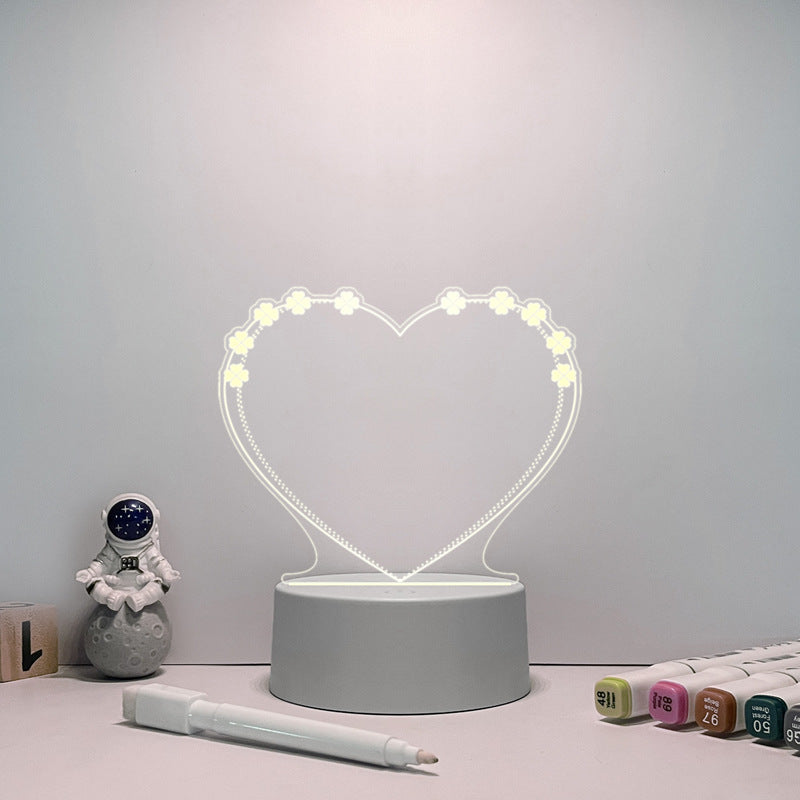 Clear LED Writing Night Light