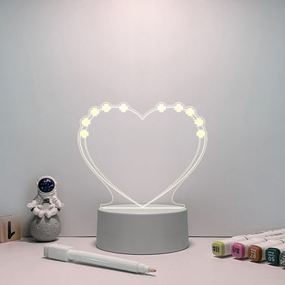 Clear LED Writing Night Light