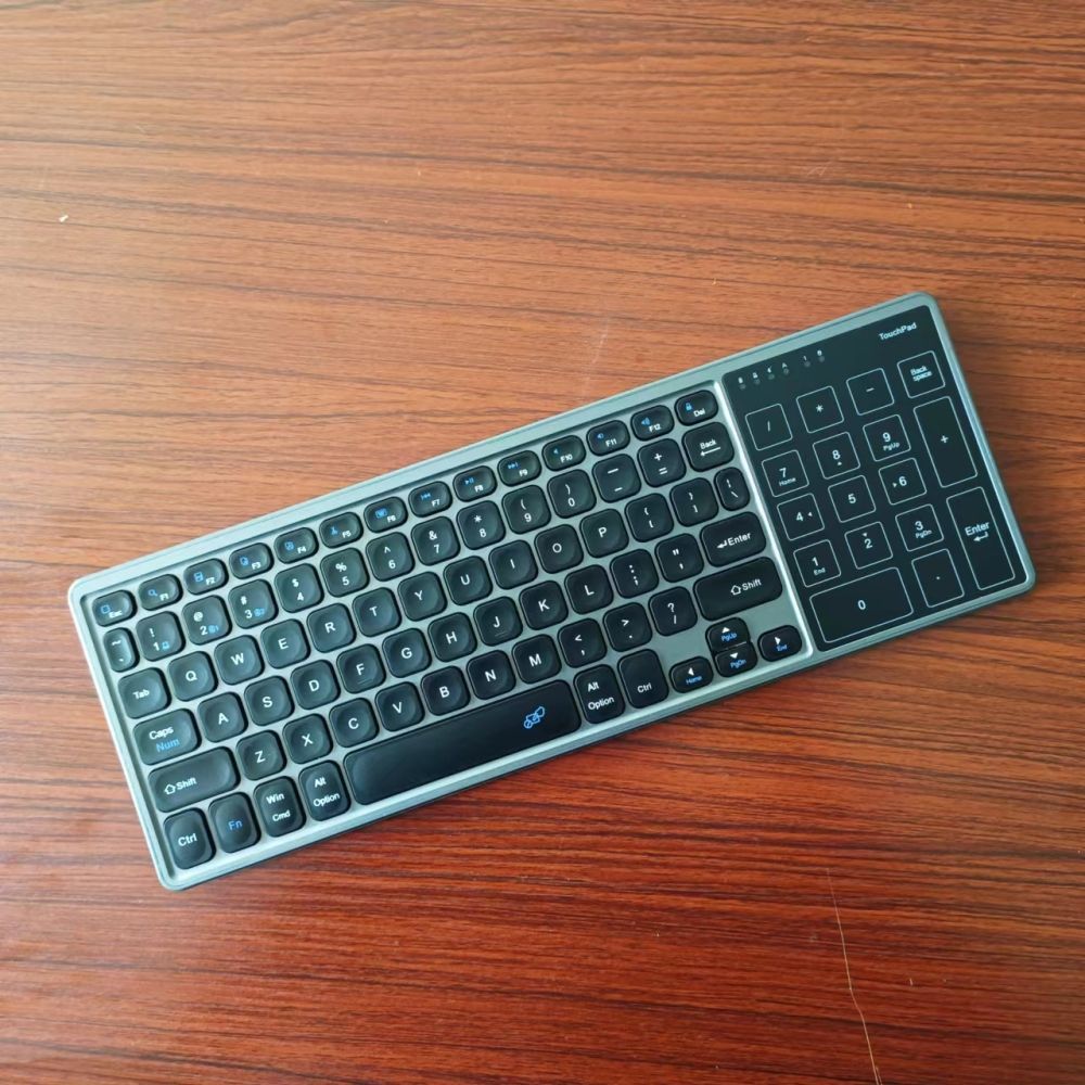 Slimline Backlit Bluetooth Keyboard with Touchpad