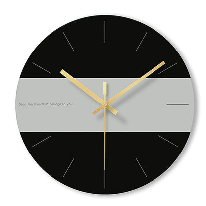 Sleek Glass Minimalist Clock