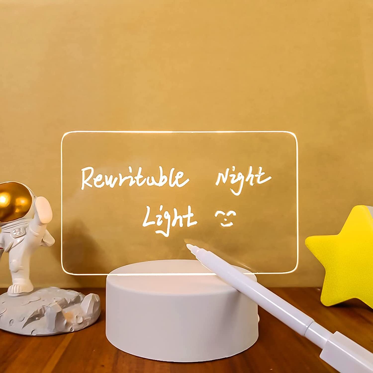 Clear LED Writing Night Light