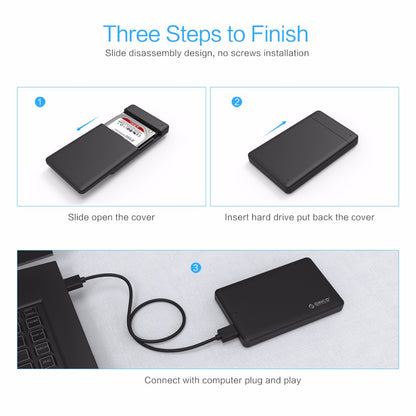 ORICO 2577U3 USB 3.0 2.5-Inch SATA SSD Enclosure
