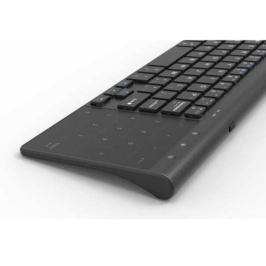 Compact 2.4G Wireless Keyboard & Touchpad Combo