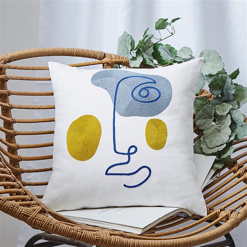 Nordic Embroidered Pillowcas