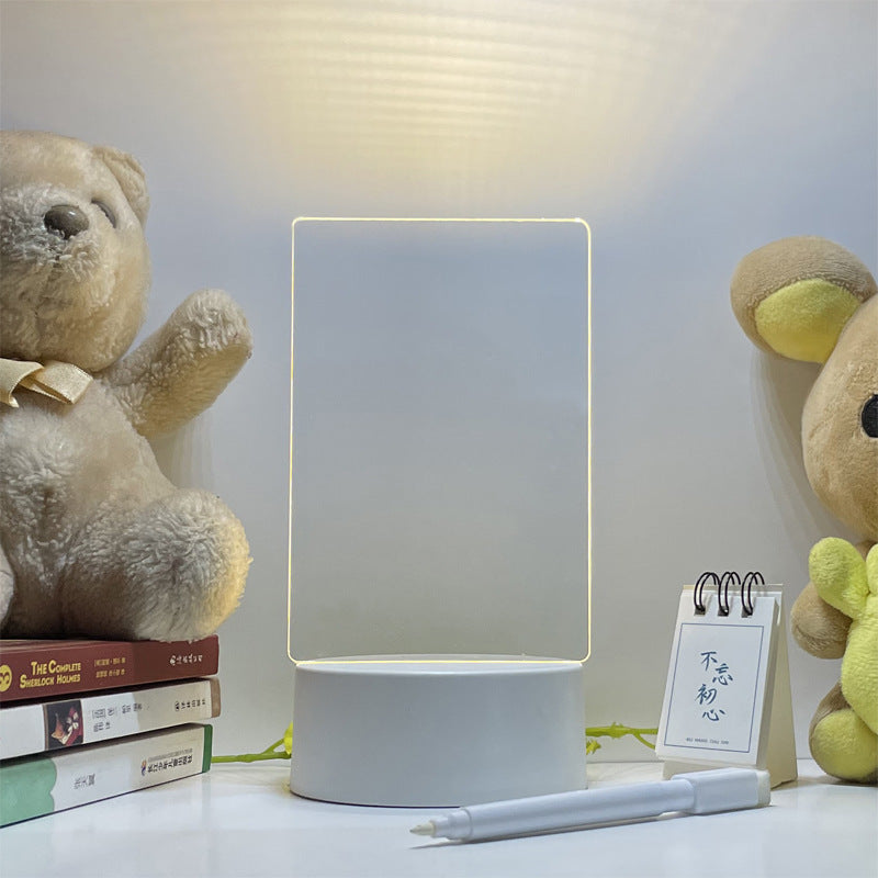 Clear LED Writing Night Light